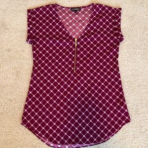 Express v-neck blouse